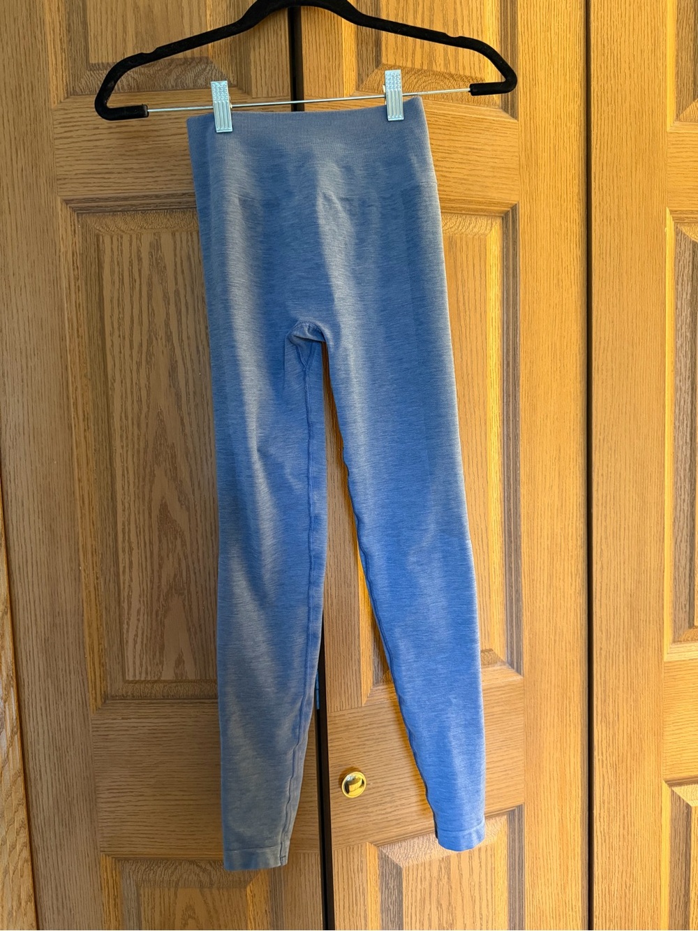 Alphalete Heather Blue High-Waist Leggings